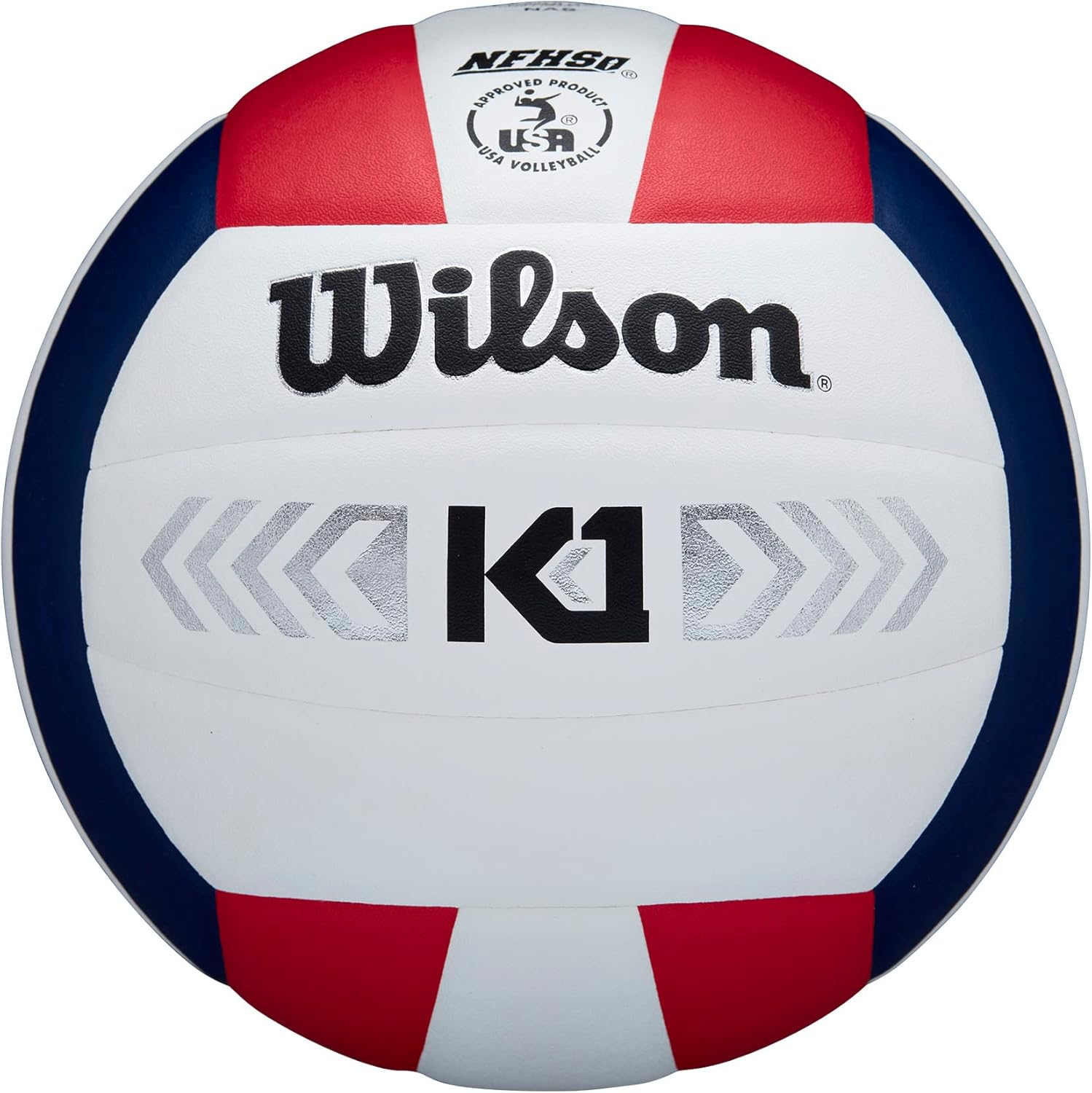 Wilson K1 Red Blue and White Volleyball
